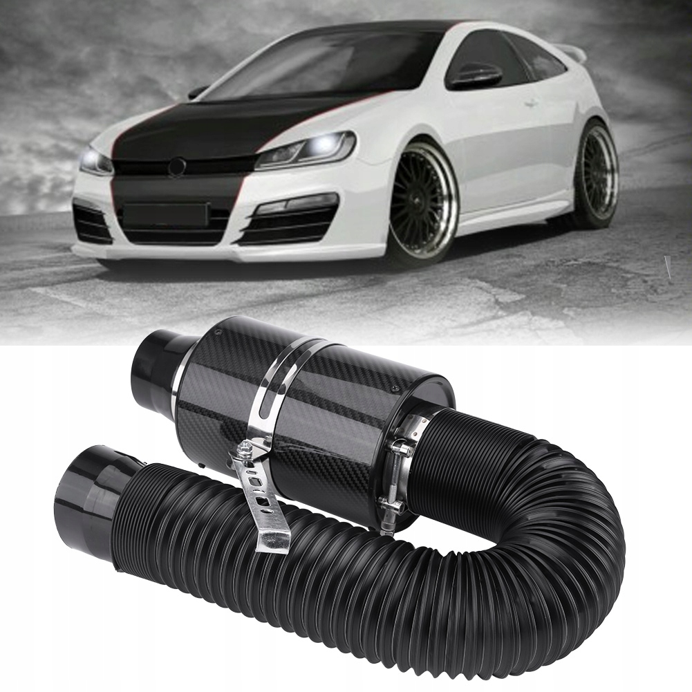 airbox sport filtr powietrza wlot zimnego powietrza uniwersalny do wszystkich pojazdów Audi BMW Stan opakowania oryginalne
