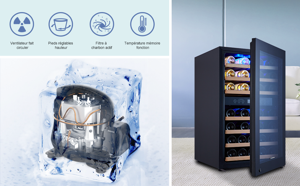 Kalamera Cave A Vin 45 Bouteilles, 120 Litres, Noir, KRC-120BFG -Bransch Magasin AAHKMJXYDAFdJAOAIMEbOAchpIUrwNG54q9aTea6MtmeSAjX sXVk6oE7JSy58vNGjrRz4q9BJTSe4EqeFjwhqxxQJH8lC0iqh6zRUUf0y1ZKBSWGHRiEUFWmGtBQk5c hAbPRoCJy4