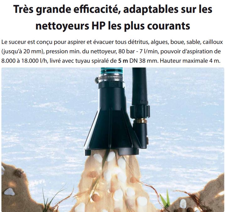 extracteur de boue
