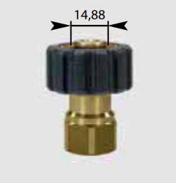 Raccord M22 US F
