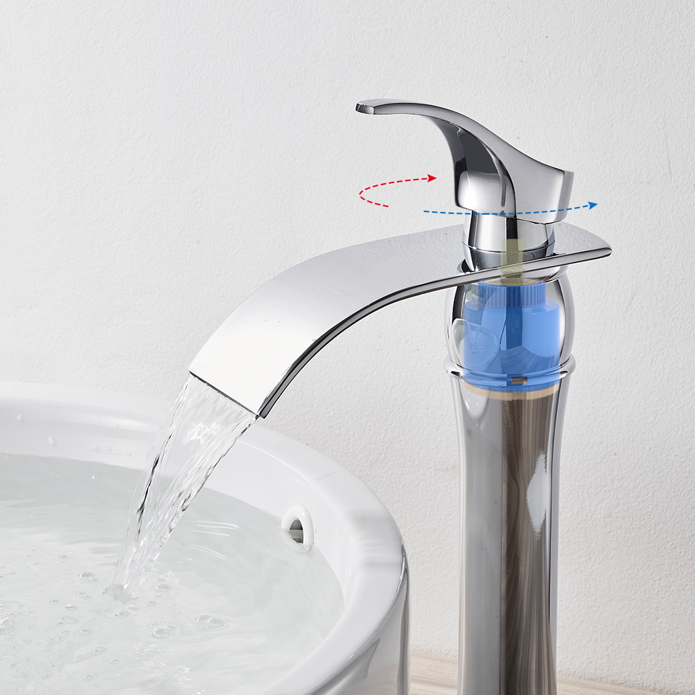 Grifo lavabo alto SLIGO acero cepillado – Entorno Baño