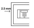 Pareti in acciaio da 2,5 mm