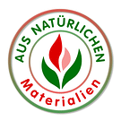 Aus natürlichen Materialien hergestellt