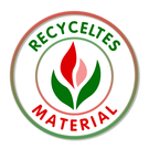aus 100 % recyceltem Material hergestellt