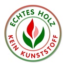 Wertiger, haltbarer Artikel aus Holz Logo