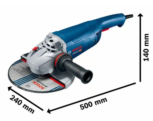 Medidas de la amoladora GWS 22-230 P Professional - BOSCH