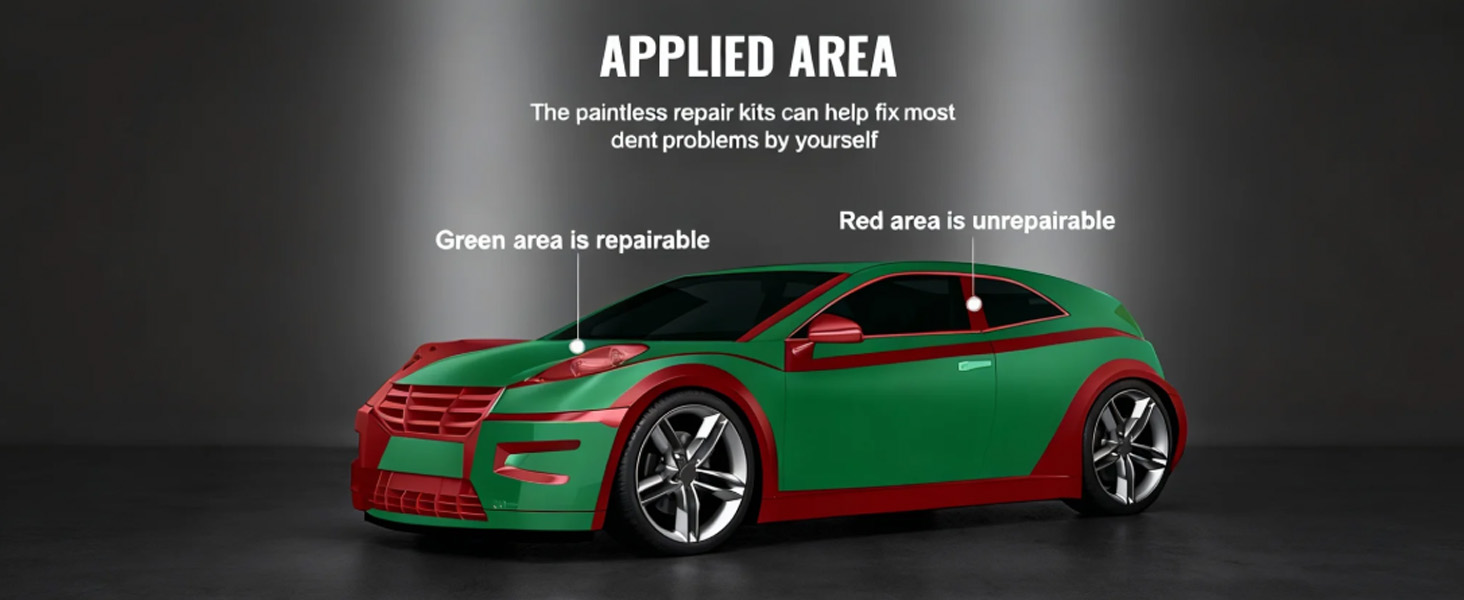 Kit Abolladuras Coche Ventosa Carrozziere Tirabolli Auto Kit Strumento Riparazione Di Ammaccature Per Carrozzeria A Ventosa 3 Pezzi In Abs Kit Rimozione Ammaccature | IT Kit Para Sacar Abolladuras - Foto 7