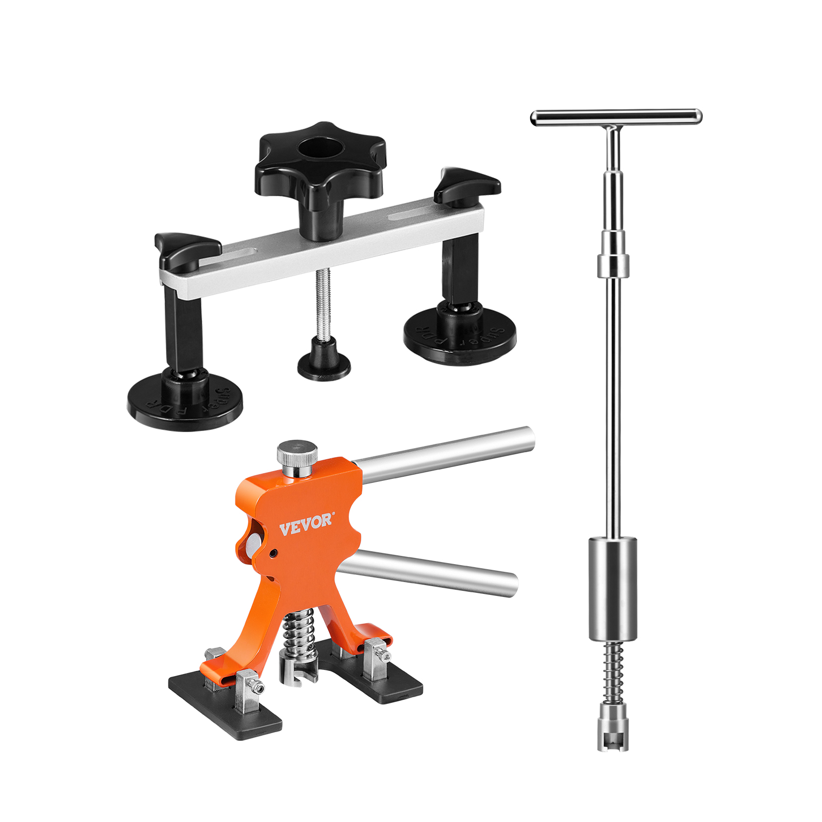 Coffret Débosselage Carrosserie BGS Technic 26124 - Pompe à Vide Et Marteau à Inertie