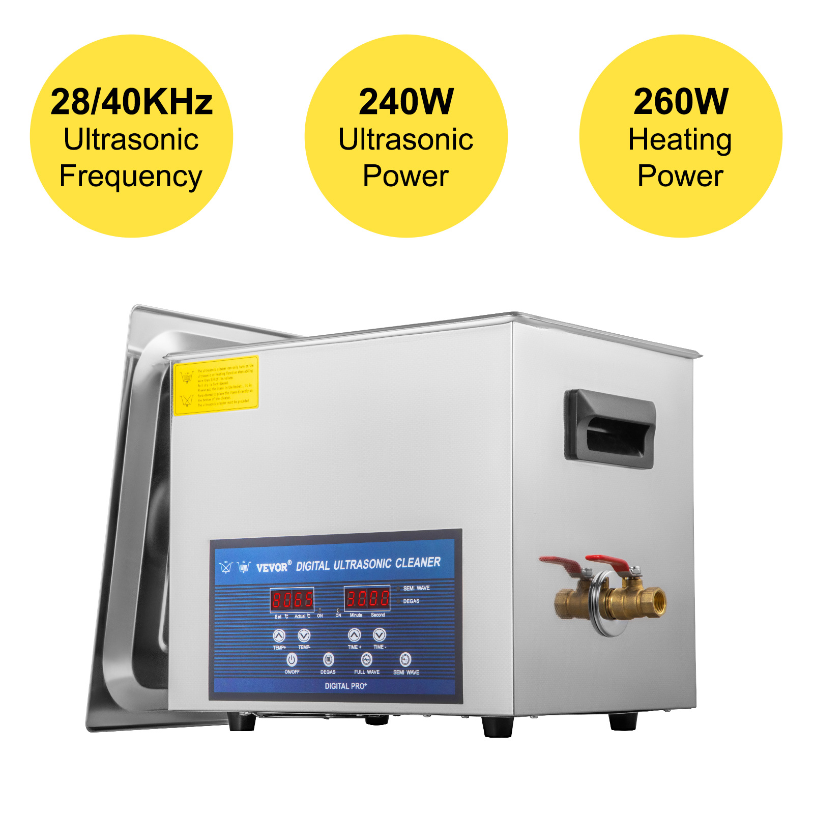 VEVOR Nettoyeur A Ultrasons Double Frequence 10 L, Professionnel Nettoyeur A Ultrasons 220 V Avec Chauffage, Nettoyeur Ultrasons En Acier Inoxydable Pour Pieces Bijoux Carte De Circuit 28/40 KHz -Stanleyfaco Magasin AAHKMJXYDAFdJAOAIMEbOAchsNwF47gfWWMct1uaXzXJCVIqjjVJLqw cq39v7nX9UY2RI2VQkdgWijH6nr Uc5EHrAgIWP1f4eaYU9eBHSca