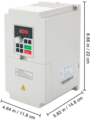 Inverter Trifase 380V 5.5KW VFD - Convertitore Frequenza Variabile Per Motori, Controllo Velocità - Foto 11