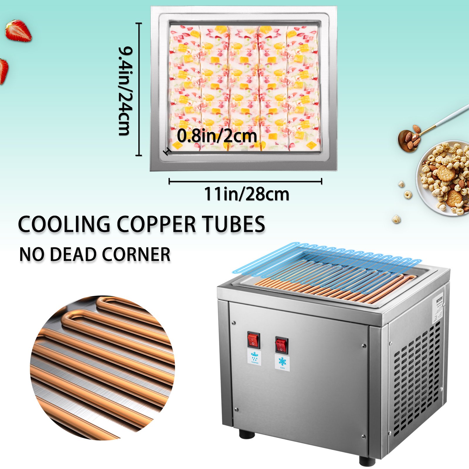 VEVOR Macchina Per Gelato Arrotolato Da 280 W, Macchina Per Yogurt Fritto In Acciaio Inox 304 Con 2 Pale Per Cibo, Macchina Per Rolled Ice Cream Utilizzo In Bar, Ristorante, Hotel, Pasticceria, Ecc. -Wenko Negozio AAHKMJXYDAFdJAOAIMEbOAchsNwF47gfWWMct1uaXzXJCVIqjjVJLqw cq39v7nX9UY4UGbc7 YWlzPx5f71N JsKkYRp79AbiwRsZp4WD5aWILkBdUgO8AinaPWNcwf LoDvQ5ohZQsL51lbn h3c6XpX9Tc9qacn0jqsOM brfRg==