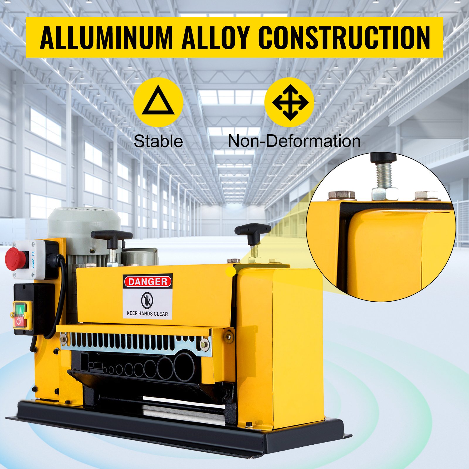 VEVOR Machine A Denuder Fils Electrique 370 W Pince A Denuder Cable 1-38 Mm Avec Lame, 20 M/min Haute Efficacite De Denudation Pour Recycler Fils De Cuivre/Enlever Isolant Plastique Caoutchouc Des Fil -Pas Cher Pro Bricoleur Magasin AAHKMJXYDAFdJAOAIMEbOAchsNwF47gfWWMct1uaXzXJCVIqjjVJLqw cq39v7nX9UY8cnRSmOjodZDNdj