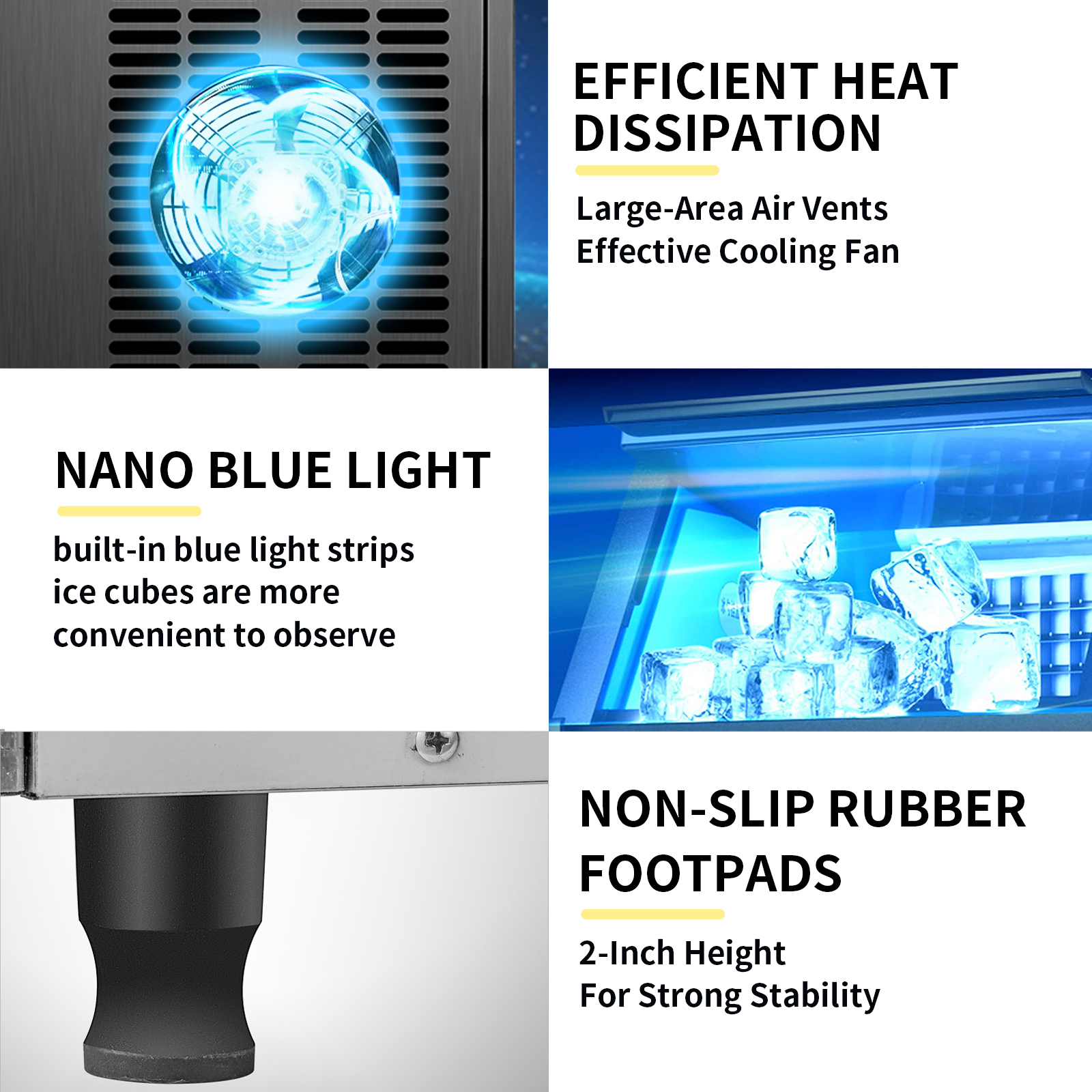 VEVOR Macchina Elettrica Per Cubetti Di Ghiaccio Commerciale Produttivita 50kg/24h, Macchina Da Terra Per Cubetti Ghiaccio Commerciale Con Schermo LCD In Acciaio Inox, Macchina Per Ghiaccio Da Cucina -Elettrodomestici Negozio AAHKMJXYDAFdJAOAIMEbOAchsNwF47gfWWMct1uaXzXJCVIqjjVJLqw cq39v7nX9UYIP1fsi300fB34OlhBlJFEjIF8B7Va0 C8PbZepDVLv