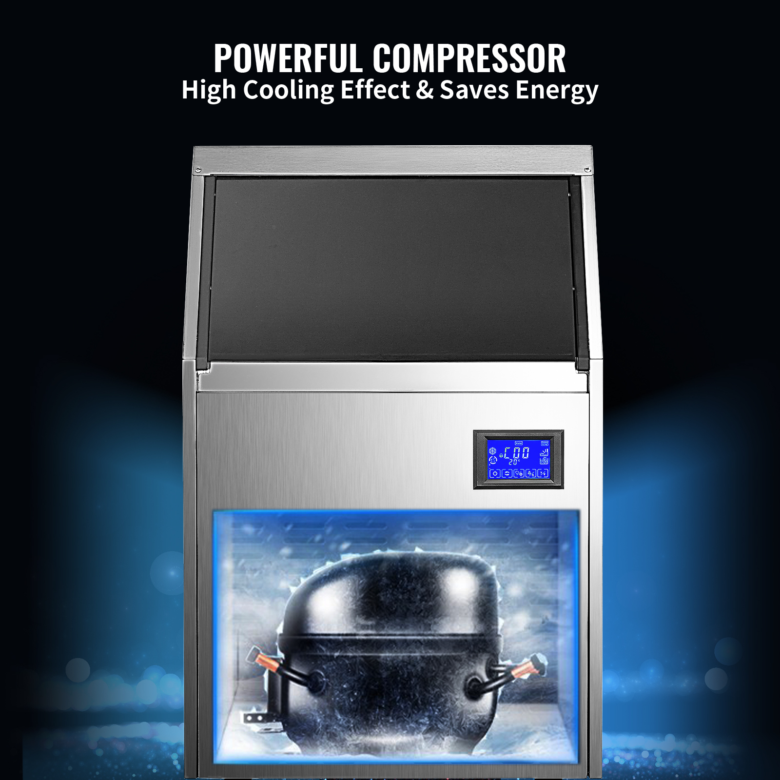 VEVOR Macchina Elettrica Per Cubetti Di Ghiaccio Commerciale Produttivita 50kg/24h, Macchina Da Terra Per Cubetti Ghiaccio Commerciale Con Schermo LCD In Acciaio Inox, Macchina Per Ghiaccio Da Cucina -Elettrodomestici Negozio AAHKMJXYDAFdJAOAIMEbOAchsNwF47gfWWMct1uaXzXJCVIqjjVJLqw cq39v7nX9UYIP1fsi300fB34OlhBlJFEjIF8B7Va0 C8PbZepDVLv