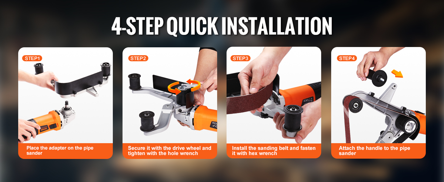 Levigatrice A Nastro VEVOR 1.5KW | Velocità 2800r/min Per Legno, Metallo E Acrilico | Banchina Professionale - Foto 3