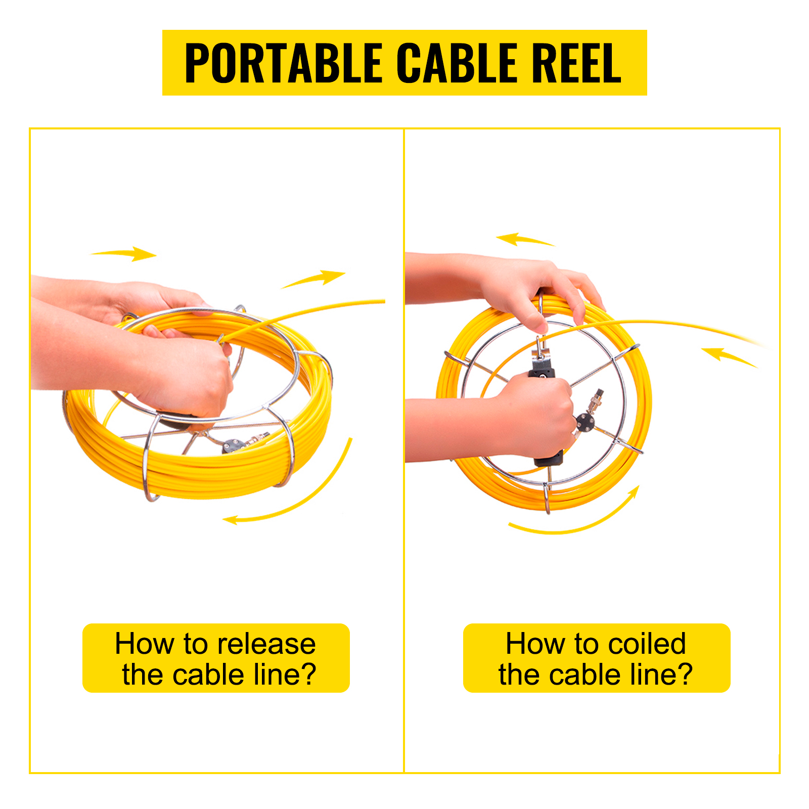 VEVOR Tuyau Camera 20 M, Appareil-photo Deinspection IP68, Boite A Outils Portable, Serpent Moniteur 6 Heures Sur Une Seule Charge Video Industrielle DeInspection Vision De Nuit Support DeEndoscope -Promos Brico Forte Boutique AAHKMJXYDAFdJAOAIMEbOAchsNwF47gfWWMct1uaXzXJCVIqjjVJLqw cq39v7nX9UYJ2hvzucWj1XZ DQXTWmHBq3D7lrzisYfH6eYnWazjRhP4PwY3JoJzpbPR69ELaAggQ 5u8w4PdKY3BRD ZEbp
