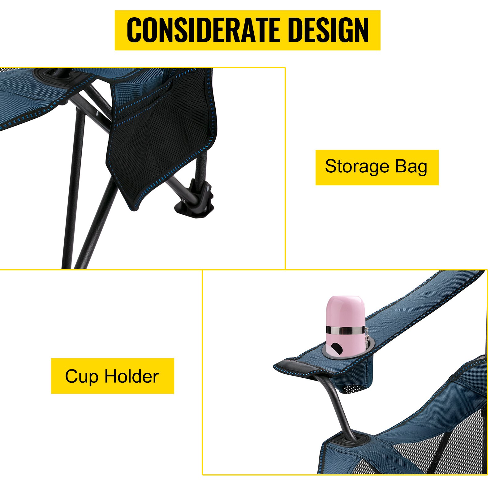 VEVOR Silla De Malla Para Campamento Reclinable Plegable, Capacidad Máxima De 150 Kg Tumbona De Campamento Altura Ajustable, Material De Malla Transpirable, Silla Plegable Para Viajes Y Pesca Azul -Mano Mano Ventas AAHKMJXYDAFdJAOAIMEbOAchsNwF47gfWWMct1uaXzXJCVIqjjVJLqw