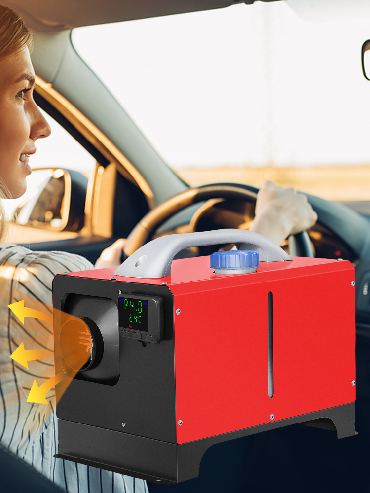 calefactor de aire diésel, 8 KW, interruptor LCD
