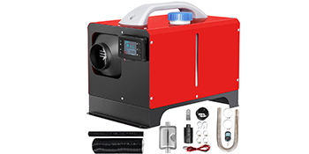 calefactor de aire diésel, 8 KW, interruptor LCD