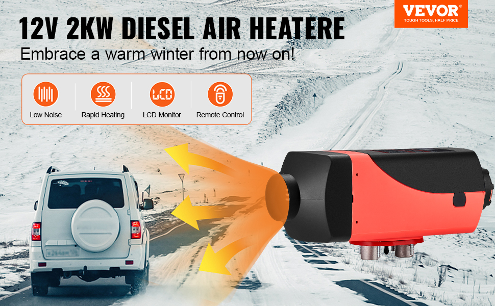 LAZIRO Motore Ventilatore Con Ruota Per Riscaldatore D'aria Diesel 12V 2KW 5KW, Compatibile Con Riscaldatori Parcheggio Cinesi D2 D4