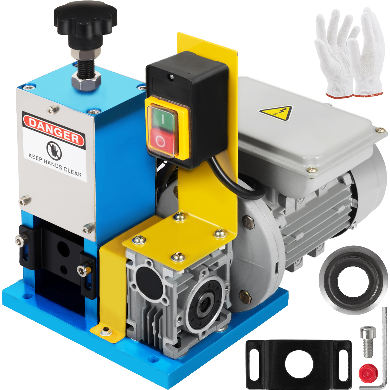 VEVOR Kabelabisoliermaschine Elektrisch 1,5-25 mm Abisoliermaschine Elektrisch 180 W Einphasig Kabelschälmaschine HXSMS-025 Modell Kabelschäler