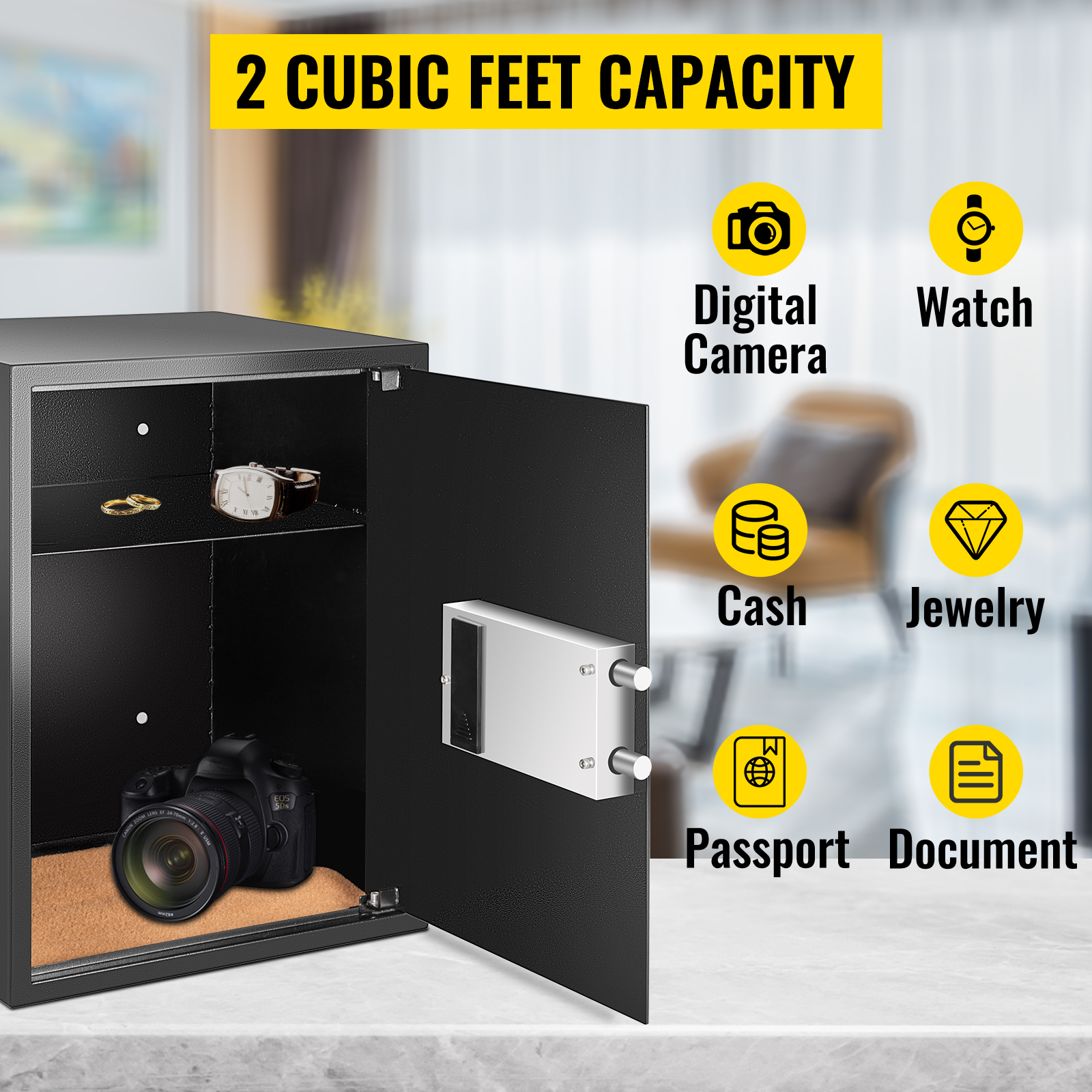 VEVOR Coffre-Fort Digital 65 L En Acier Au Carbone Coffre-Fort Electronique 2 Kits De Code Et 2 Cles Coffre-Fort De Securite Antivol Coffre-Fort Cle Et Code Anti-Effraction Ignifuge Billet Bijou Arme -Promos Matériel Boutique AAHKMJXYDAFdJAOAIMEbOAchsNwF47gfWWMct1uaXzXJCVIqjjVJLqw cq39v7nX9UYiKvCxHdNdpNT0Df3mxekc2l8YJPc7CHn55iWCRNEoHlP4K MYD0aDpxHPINKh X2G3RSl q9WG8lXtjOuGuT9