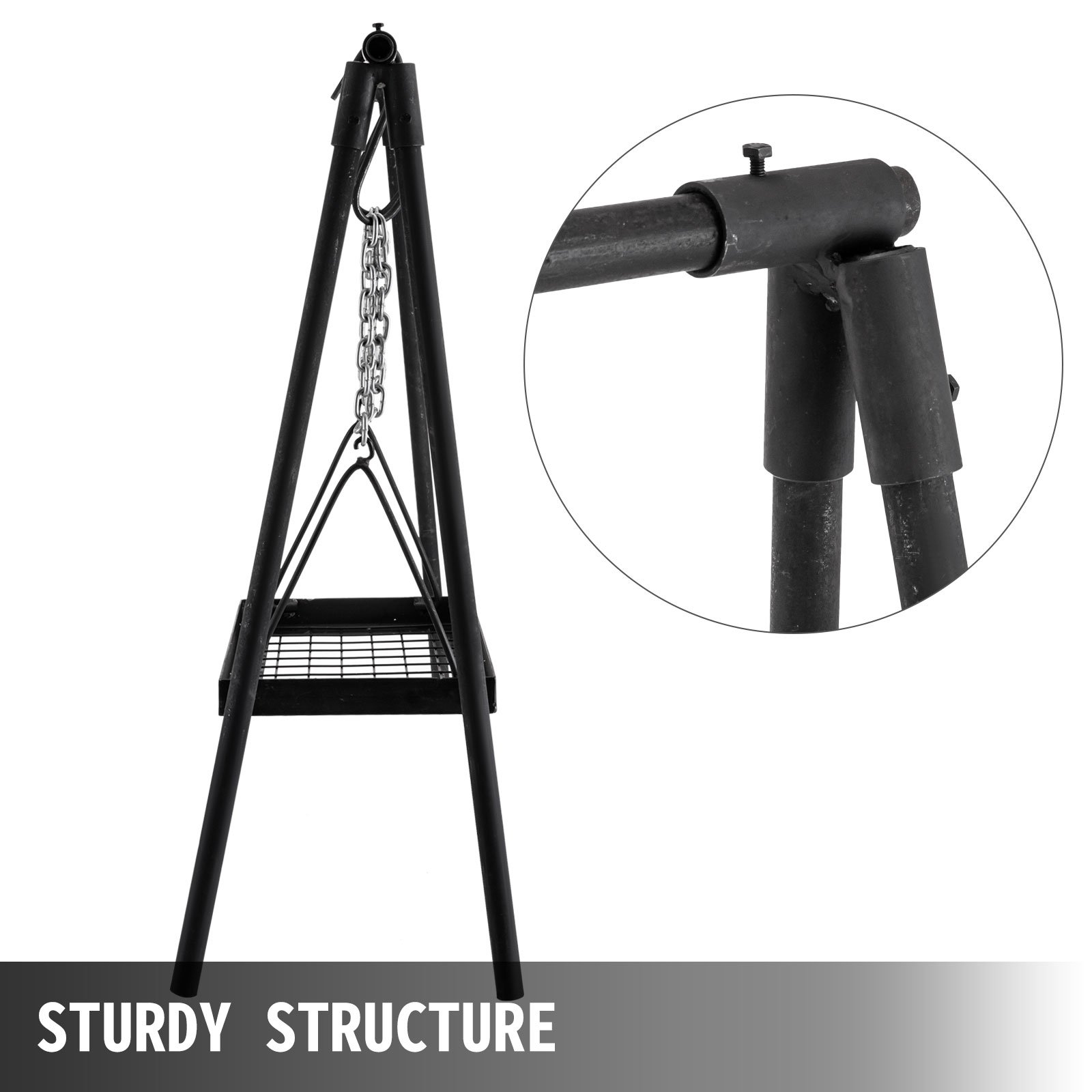 VEVOR Campeggio Cottura Falò, Appeso Griglia Girevole Supporto Stand 100x32x16cm Supporto Per Barbecue Esterno Telaio Girevole Per Barbecue Strum -Barbecue Forniture Negozio AAHKMJXYDAFdJAOAIMEbOAchsNwF47gfWWMct1uaXzXJCVIqjjVJLqw