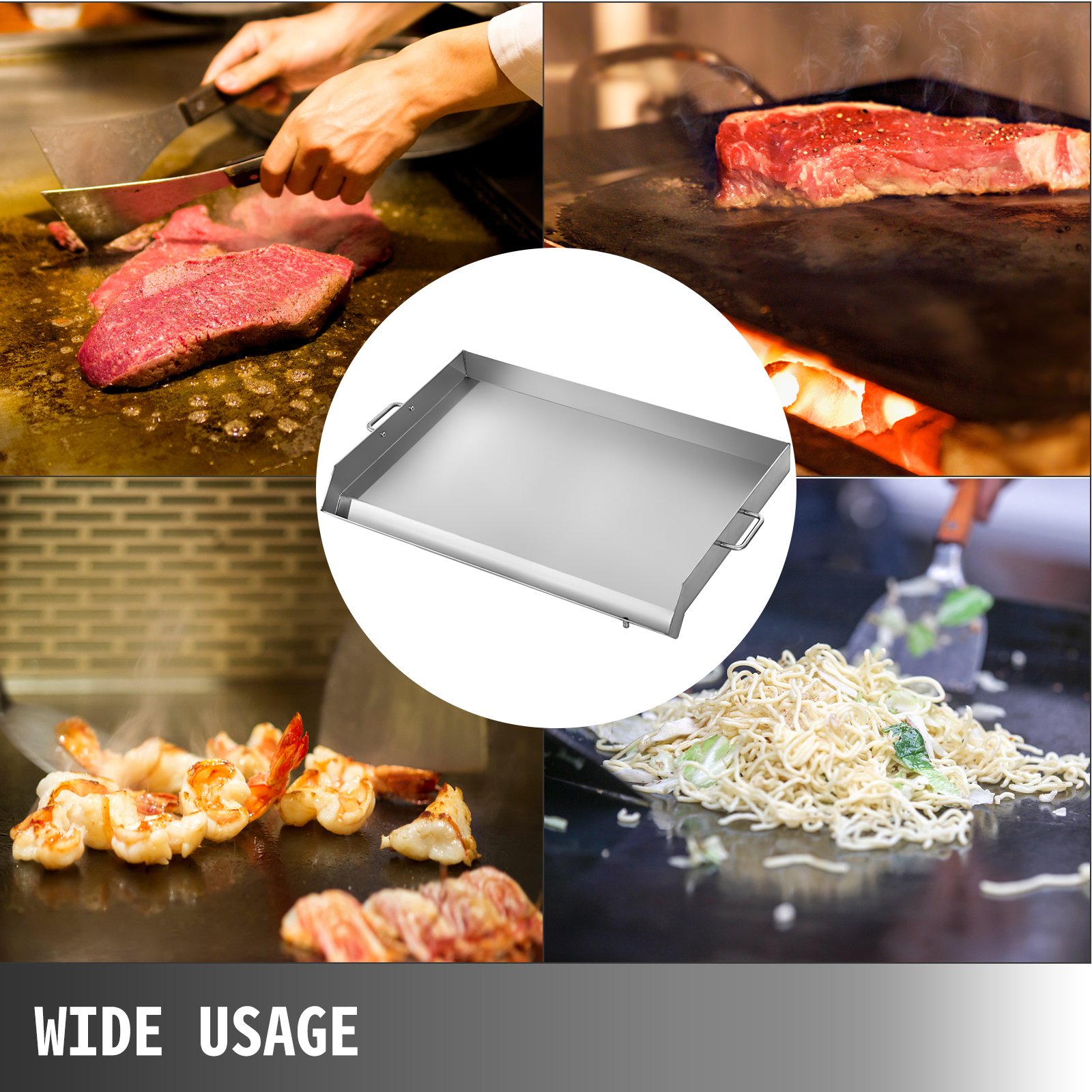 VEVOR Piastra Griglia Piatta In Acciaio Inossidabile Da 81x43x5.6cm Piatta Per Pentole A Tripla Piastra Con Due Pale Piastra Universale Piatta Per -Prodotti Per Barbecue AAHKMJXYDAFdJAOAIMEbOAchsNwF47gfWWMct1uaXzXJCVIqjjVJLqw