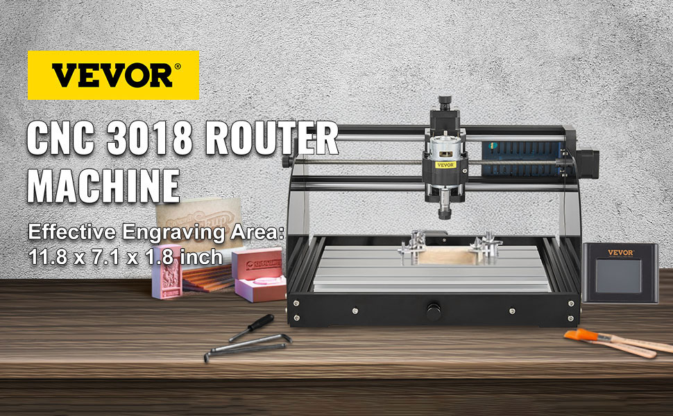 VEVOR Machine De Gravure CNC 3018 Pro 3 Axes 10000 RPM Graveur Laser GRBL Controle Pour Graver Plastiques Bois Acryliques PVC With 500mw Laser -Makitch Magasin AAHKMJXYDAFdJAOAIMEbOAchsNwF47gfWWMct1uaXzXJCVIqjjVJLqw cq39v7nX9UZ76mEaZX