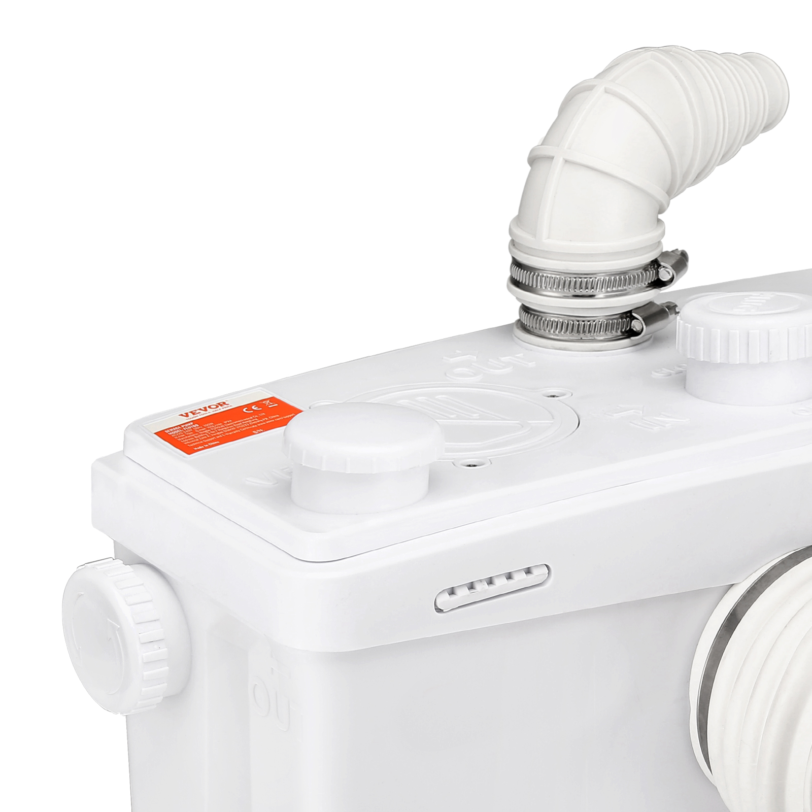 VEVOR Pompa Trituratore Per Scarico Bagno Pompa Maceratrice Sanitaria 700W Prevalenza Max. 10m 3 Entrate Per Tubi Portata Max. 9600L/h, Pompa Trituratore WC 3600 Giri/min Resistente All'Acqua Calda -Stile Bagno AAHKMJXYDAFdJAOAIMEbOAchsNwF47gfWWMct1uaXzXJCVIqjjVJLqw