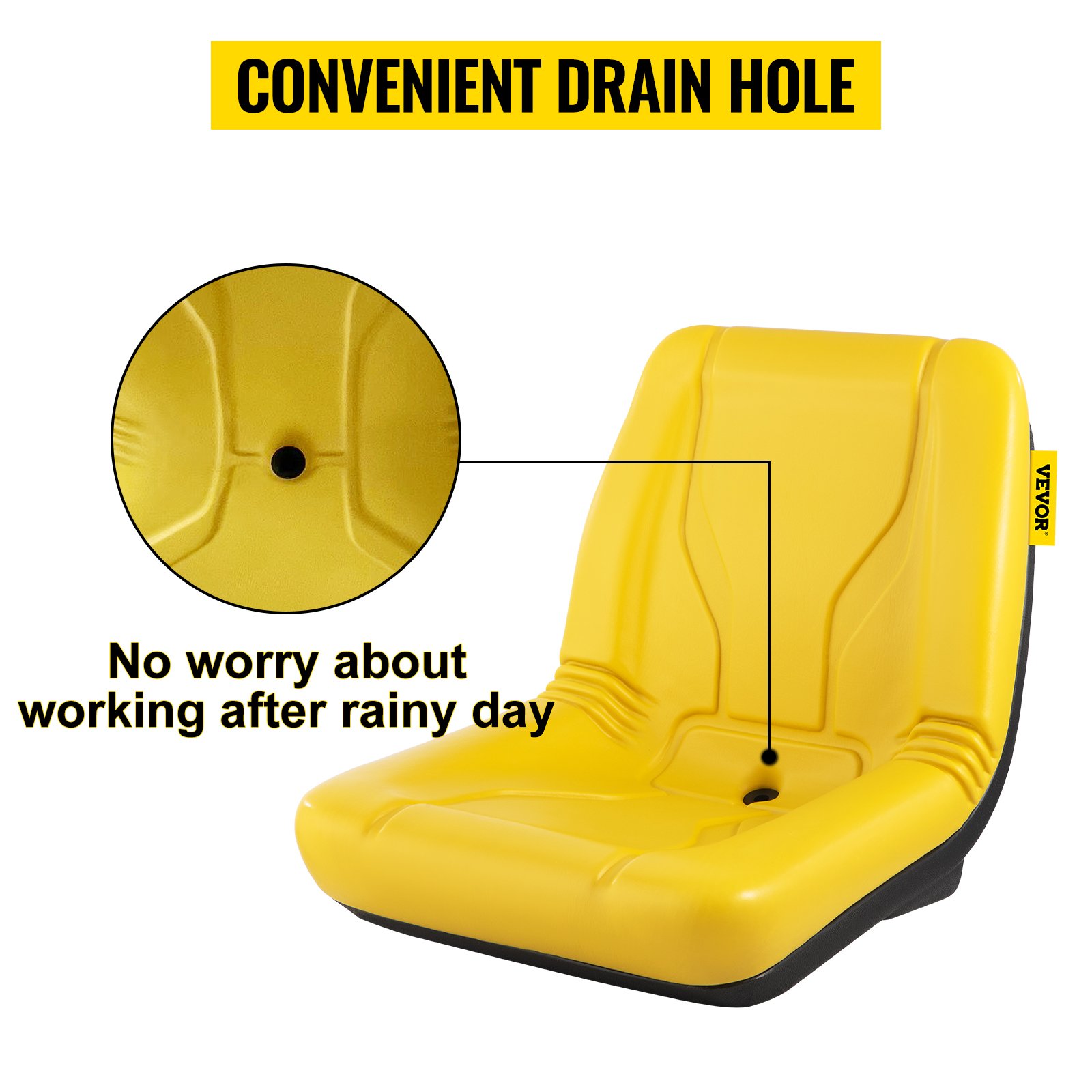 VEVOR Sedile Per Carrello Elevatore John Deere Con Schienale Alto Da 2 Pezzi, Sedile Materiale In PVC A Colore Giallo, Sedile Uso Per Falciatrici, Escavatori, Pale Gommate, Apripista, Terne, Trattori -Cura Del Prato AAHKMJXYDAFdJAOAIMEbOAchsNwF47gfWWMct1uaXzXJCVIqjjVJLqw