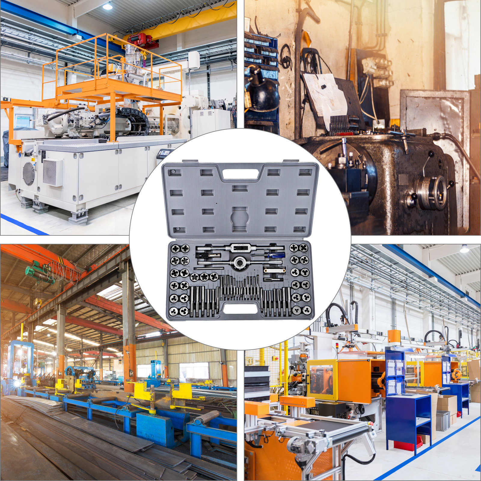 VEVOR Set Maschi E Filiere Per Filettatura 60 Pezzi Filettatura E Maschiatura Maschi E Filiere Professionali In Acciaio Al Carbonio Per Macchine Utensili, Moduli Di Precisione, Trasformatori Di Tensio -Negozio al dettaglio Ks Tools || No name || Beta AAHKMJXYDAFdJAOAIMEbOAchsNwF47gfWWMct1uaXzXJCVIqjjVJLqw cq39v7nX9UZ9kZZb72qRPbobbEePdVhSJ5yBLm ZUW0nJrL2cNfNQ7hK1u9BYqYIqg5AXO9yqLwk3tp3EOC3WV3yGHq DoJb