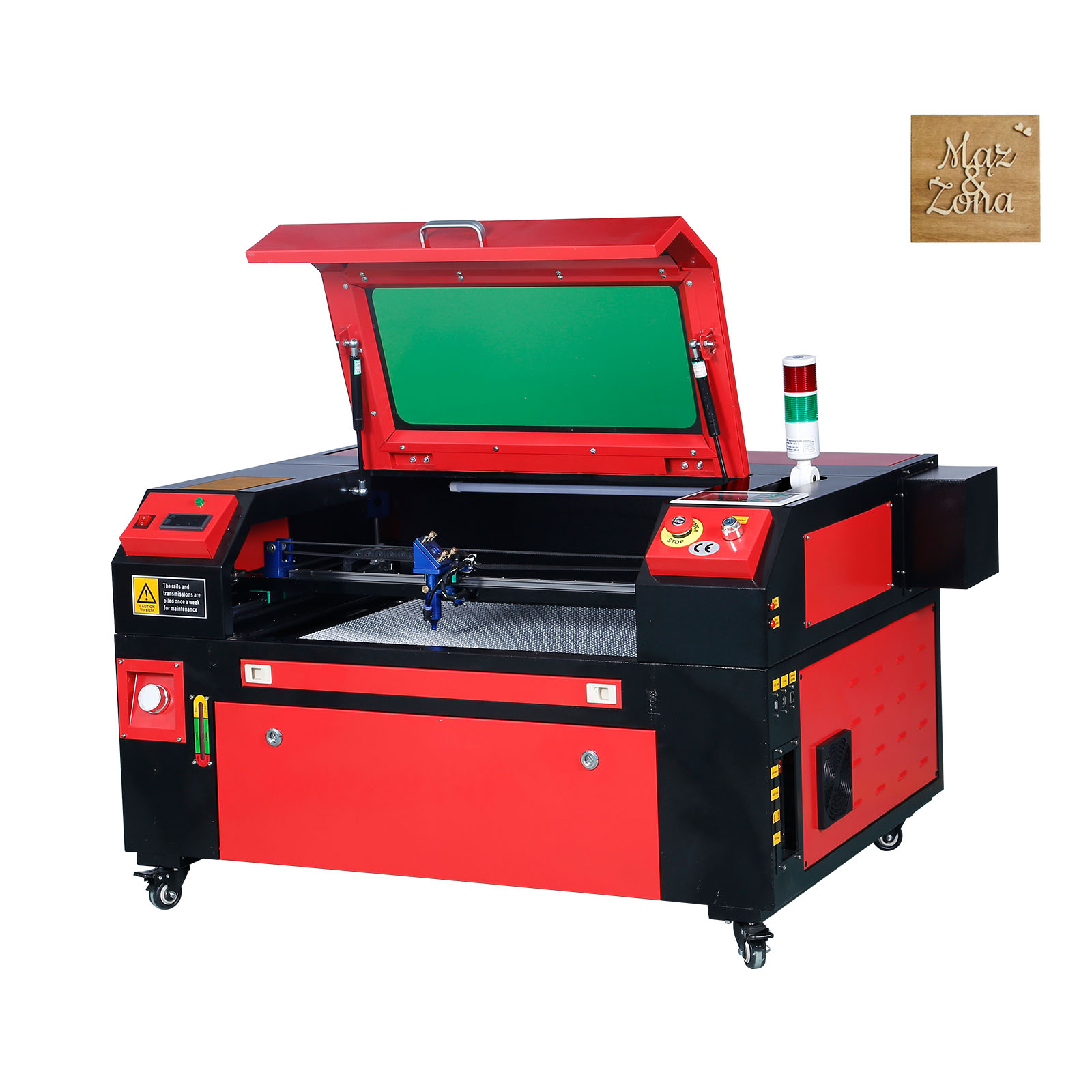 Grabador láser CO2, 130 W, 900 x 1400 mm