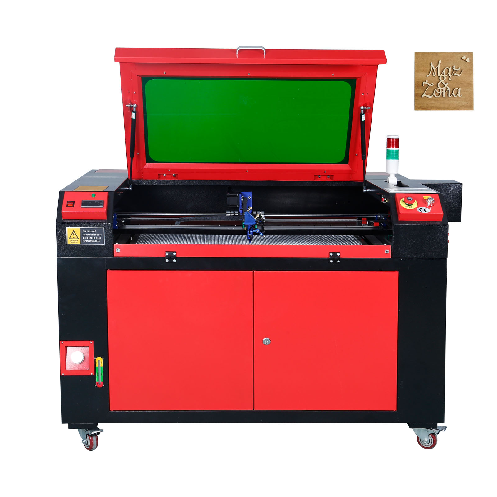 Grabador láser CO2, 130 W, 900 x 1400 mm