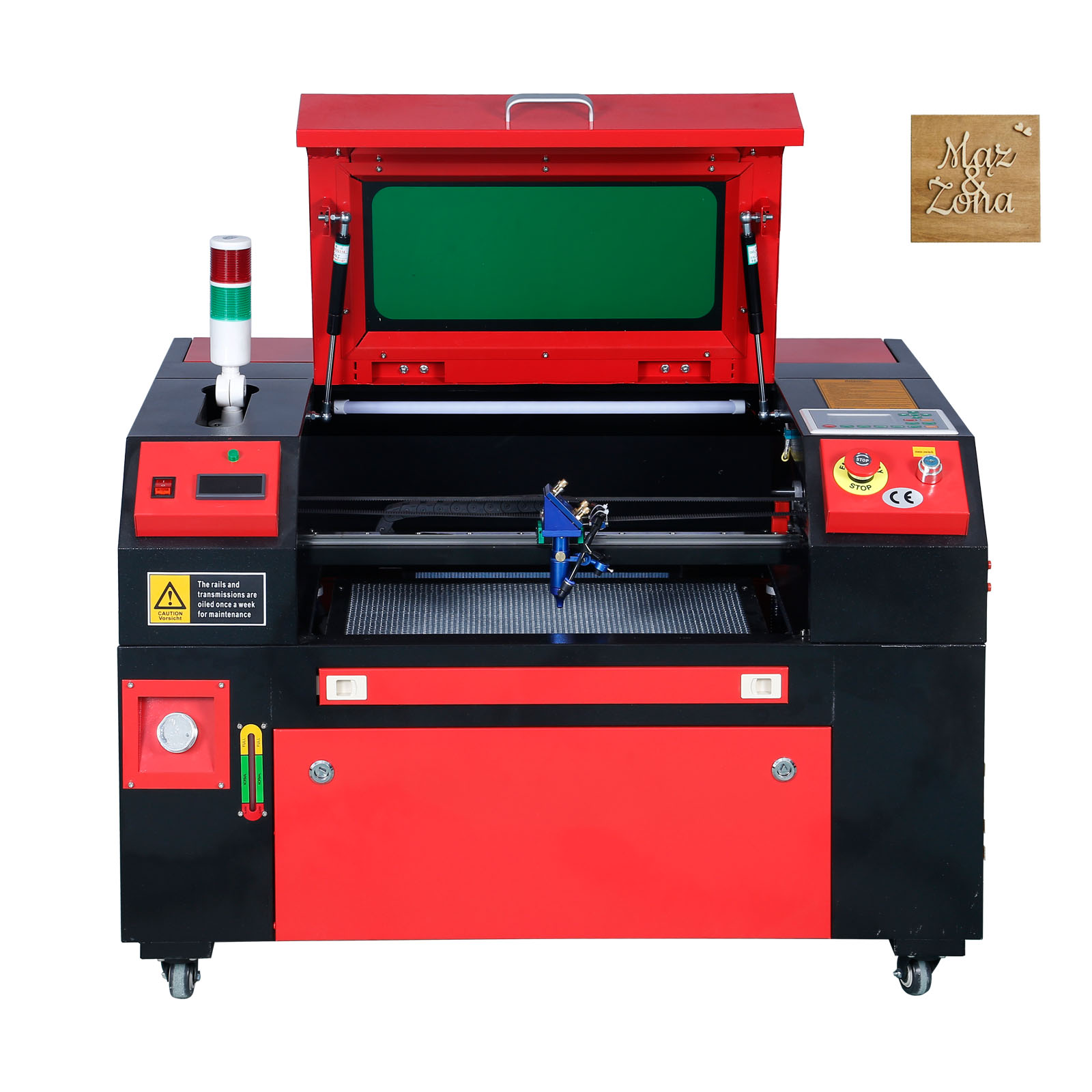 Grabador láser CO2, 130 W, 900 x 1400 mm