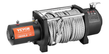 Treuil Électrique Portable 12V Minus One - Câble Acier 9,2m - Force Jusqu'à 907kg - Idéal Bateaux Et Remorquage