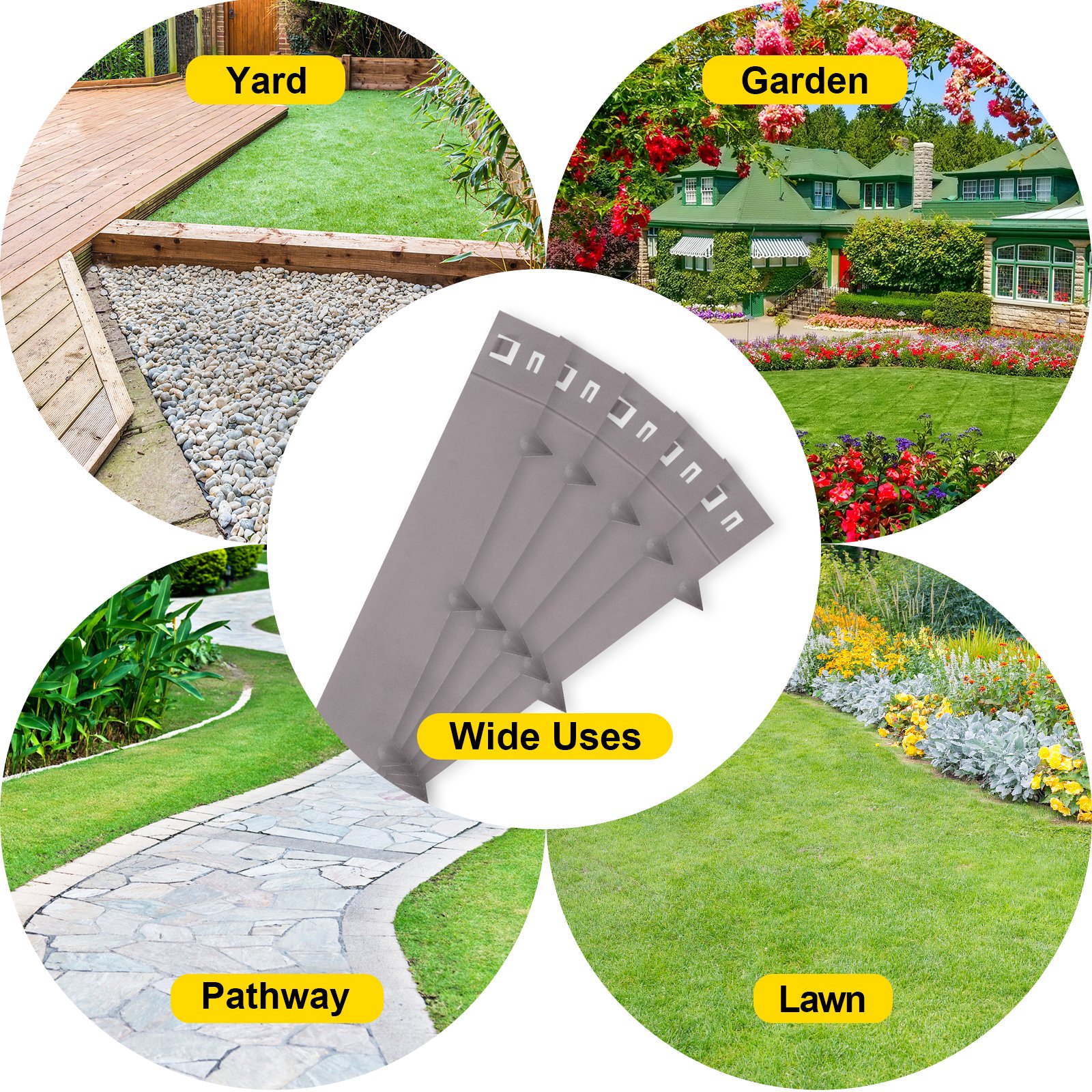 VEVOR Steel Lawn Edging, 5PCS 3"x39" Metal Landscape Edgings, 16.25 Ft Total Length Garden Border, Flexible And Bendable Galvanized Steel Landscaping, Metal Edge For Yard, Lawn, Pathway, Brown -Indoor Flower Pot AAHKMJXYDAFdJAOAIMEbOAchsNwF47gfWWMct1uaXzXJCVIqjjVJLqw cq39v7nX9UZGbxmQorwXi2RPPQGN9TuCI 0 nSIZnqczeQMAy1lNCh15z36rdqN8 XfXhUqbL1V5rCNAaPQnm 1fXClPECU