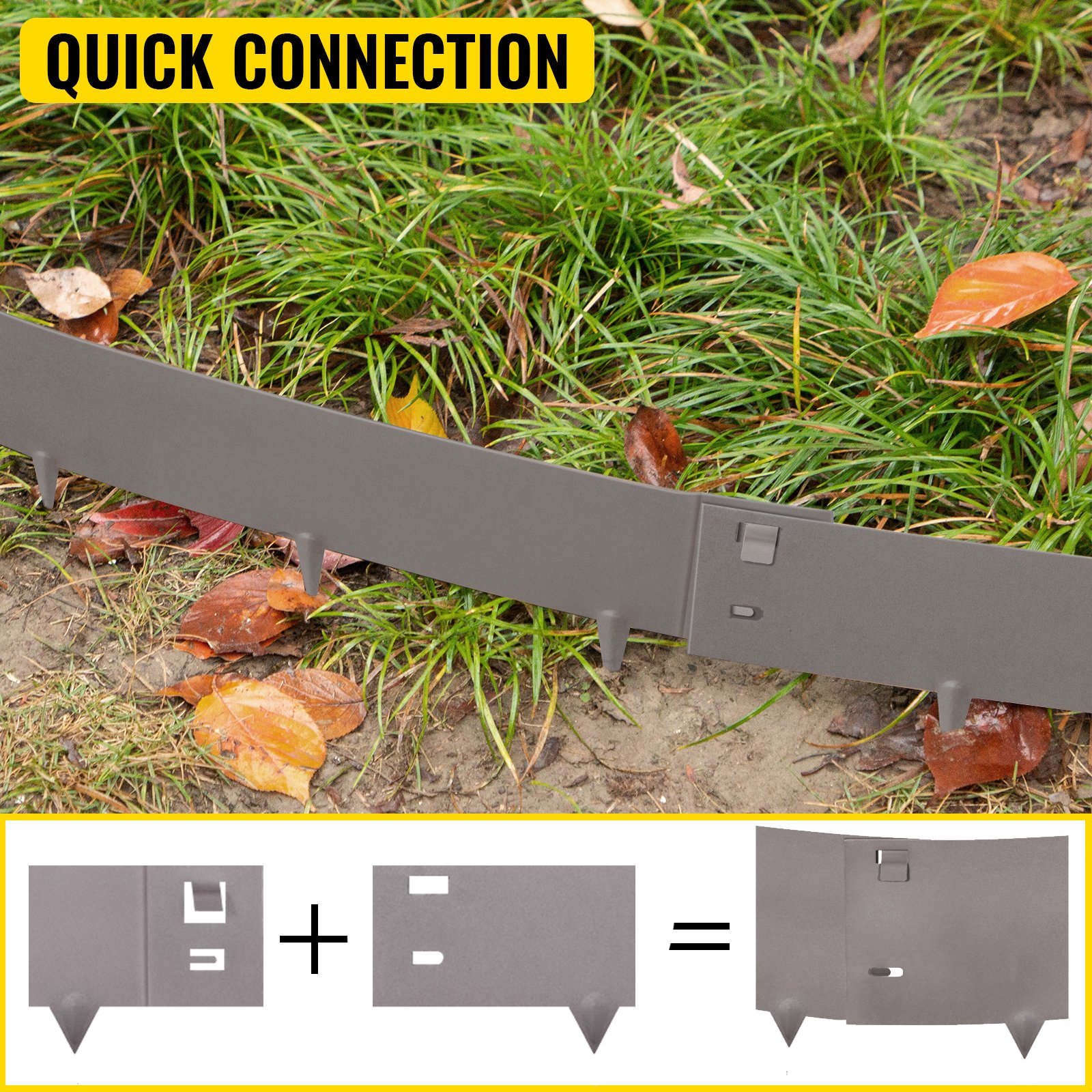 VEVOR Steel Lawn Edging, 5PCS 3"x39" Metal Landscape Edgings, 16.25 Ft Total Length Garden Border, Flexible And Bendable Galvanized Steel Landscaping, Metal Edge For Yard, Lawn, Pathway, Brown -Indoor Flower Pot AAHKMJXYDAFdJAOAIMEbOAchsNwF47gfWWMct1uaXzXJCVIqjjVJLqw cq39v7nX9UZGbxmQorwXi2RPPQGN9TuCI 0 nSIZnqczeQMAy1lNCh15z36rdqN8 XfXhUqbL1WbzVKmRujQs8Y02sZmBm9O