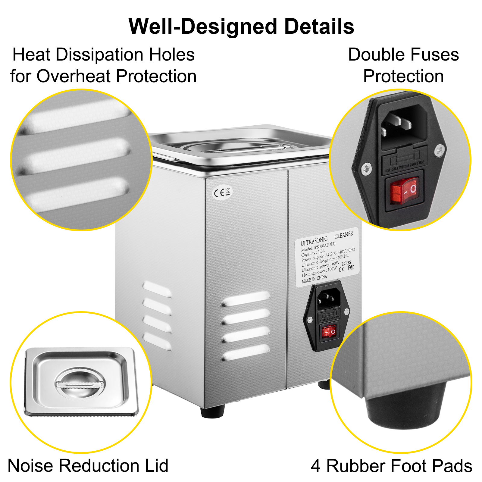 VEVOR Nettoyeur A Ultrasons 1,3L 2L 3L 6L 10L 15L 22L 30L Nettoyeur Ultrasonique Portable Professionnel Machine A Laver Bijoux 1.3L -Stanleyfaco Magasin AAHKMJXYDAFdJAOAIMEbOAchsNwF47gfWWMct1uaXzXJCVIqjjVJLqw cq39v7nX9UZImjSJvO6SdVErl6HK1Dvv4AZViaFA H7gnqN1ajjMbX4tGVwaIv9q9wHFZy5KV 8g 9tId 2LVp6moqeZkLzu