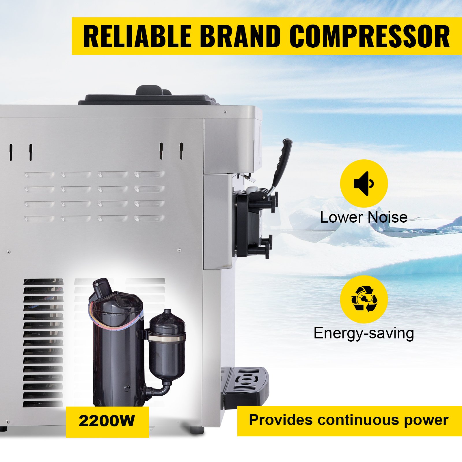 VEVOR Máquina De Helados Suave Comercial 2200w 20-28l / 5.3-7.4 Galón/h -Cocina Electrodomésticos Ventas AAHKMJXYDAFdJAOAIMEbOAchsNwF47gfWWMct1uaXzXJCVIqjjVJLqw