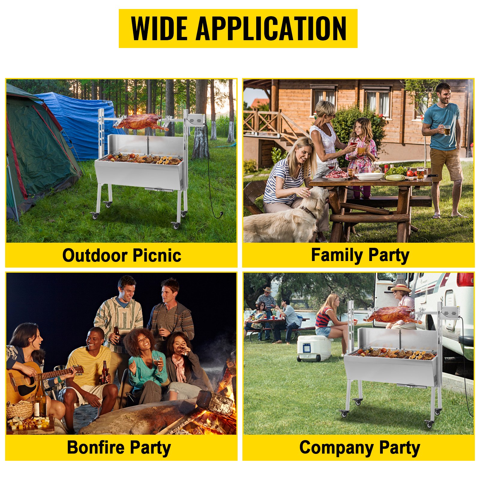 VEVOR Girarrosto BBQ Per Agnello Capacita Da 40kg Con Lamiera, Griglia A Barbecue Motore Elettrico 25W Con Forchetta Per Arrosto, Forno In Piedi BBQ In Acciaio Inox Con Pedana E Ruote Per Campeggio -Prodotti Per Barbecue AAHKMJXYDAFdJAOAIMEbOAchsNwF47gfWWMct1uaXzXJCVIqjjVJLqw cq39v7nX9UZMyUCrfibi9zjsQfbWKQrdQMR K5chetdjTKIrZYmbu DMjahZsOw1d8VoGVVnHuRG3snYHLqZJFk87LpX Eu