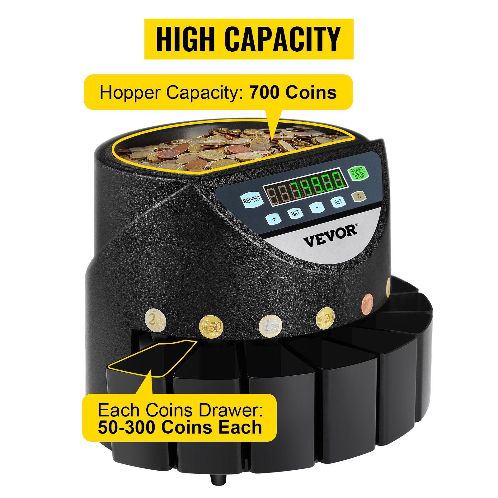 VEVOR Pieces De Monnaie DeArgent 220 V / 50 Hz Trieur De Pieces Environ 300 Pieces/min Pieces De Trieur DeArgent Et Capacite De La Boite Environ 80 A 300 Pieces Chacune Avec 8 Boites De Collecte -Promos Brico Forte Boutique AAHKMJXYDAFdJAOAIMEbOAchsNwF47gfWWMct1uaXzXJCVIqjjVJLqw cq39v7nX9UZYN7zZGme LW65CP6JzEz1LsEhPCM1i1qoxYw1Q H HkhOU iLM FHrQIIDNz4PNQXJD9bOBroj3n Ke csBp