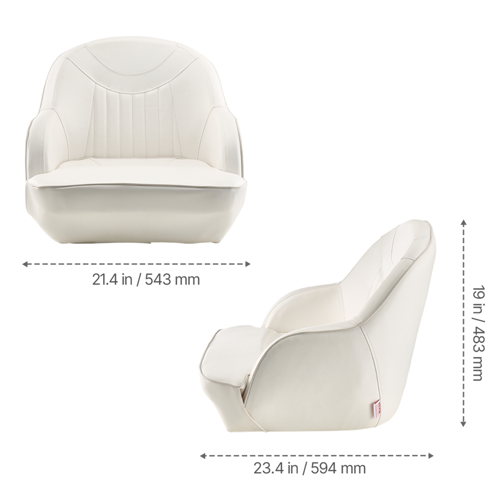 Produktbild von ERGOSEAT Bootssitz Mit Niedriger Rückenlehne