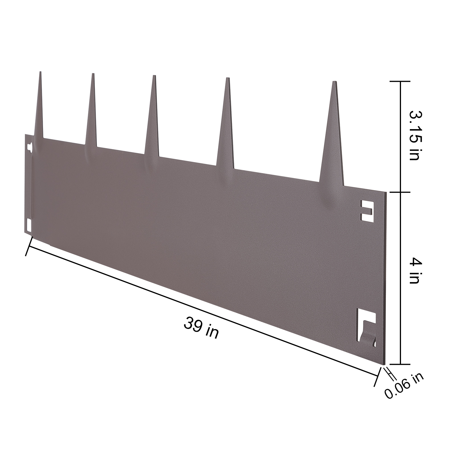 Fallrohrgurte Aus Aluminium – 6 Stück, 7,6x10,2 Cm – Zur Befestigung Von 3x4 Zoll Fallrohren An Der Außenwand