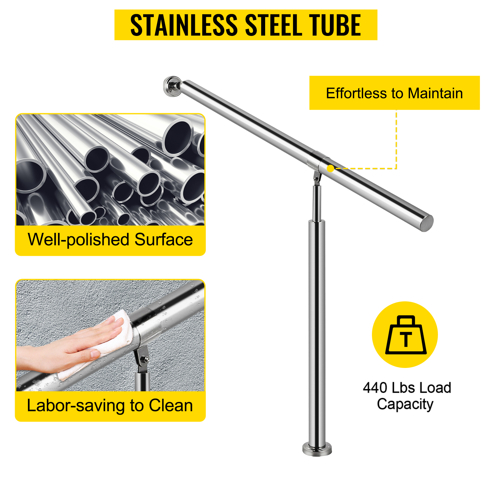 VEVOR Rampe Deescalier Main Courante Pour Escalier Exterieur En Acier Inoxydable Garde-corps Escalier Exterieur Rampe Deescalier Exterieur Porche Jardin Interieur (Acier Inoxydable 304, 1-2 Etapes) -Mottetch Boutique AAHKMJXYDAFdJAOAIMEbOAchsNwF47gfWWMct1uaXzXJCVIqjjVJLqw cq39v7nX9UZiRGq2qsoTqzx Kc8iuhXzodnZvd3H0ThoaP6A jHt6QSmqTZjJde MTE3fwmSKExdrIqN wb2oedddQp5lwH