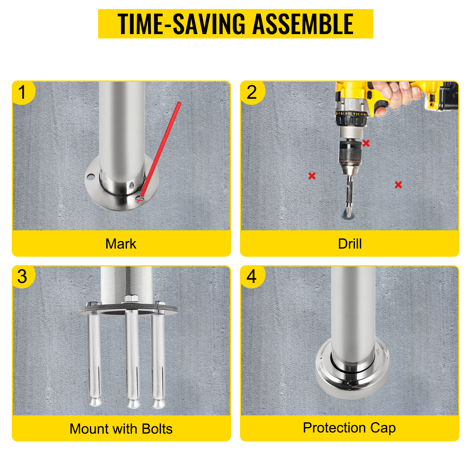 VEVOR Rampe Deescalier Main Courante Pour Escalier Exterieur En Acier Inoxydable Garde-corps Escalier Exterieur Rampe Deescalier Exterieur Porche Jardin Interieur (Acier Inoxydable 304, 1-2 Etapes) -Mottetch Boutique AAHKMJXYDAFdJAOAIMEbOAchsNwF47gfWWMct1uaXzXJCVIqjjVJLqw cq39v7nX9UZiRGq2qsoTqzx Kc8iuhXzodnZvd3H0ThoaP6A jHt6QSmqTZjJde MTE3fwmSKExe9hKGoV ml3DJNpm3e3H9