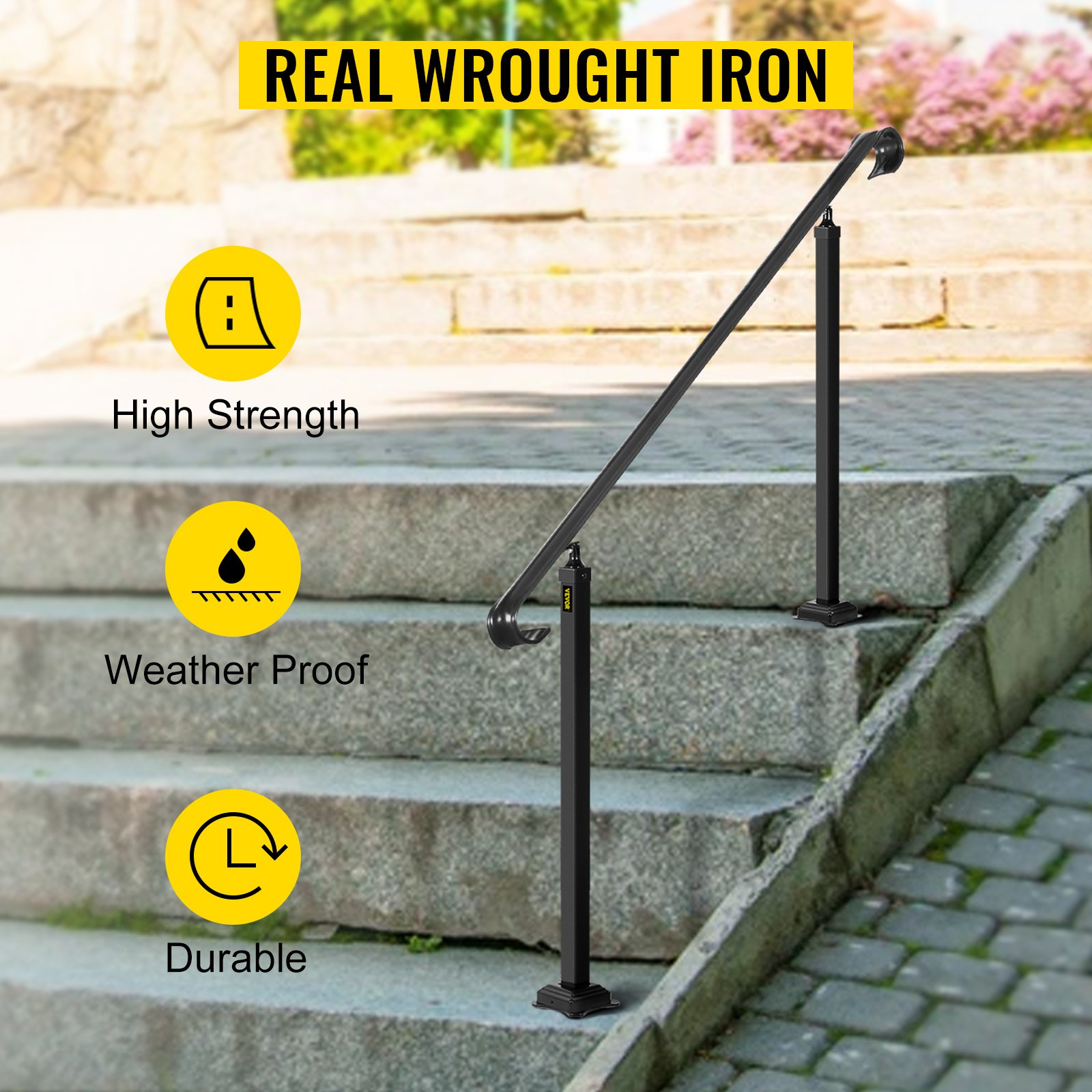 VEVOR Garde-Corps Rampe Escalier Main Courante En Fer Forge Balustrade Rambarde 1-3 Marches Reglable 45 Cm Distance Entre Poteaux 68,5 Cm Hauteur Poteaux 96 Cm Pour Securite Escaliers Jardin Portails -Mottetch Boutique AAHKMJXYDAFdJAOAIMEbOAchsNwF47gfWWMct1uaXzXJCVIqjjVJLqw cq39v7nX9UZiRGq2qsoTqzx Kc8iuhXzrRMFeVgRTafYn9JJj3Dz5r3fiZ0SzIzmIhdAKD Tnl Tx2Tq