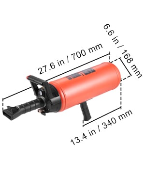 Vevor Canon A Air L Gonfleur De Pneus Psi Compresseur Deair Portable Psi Pression