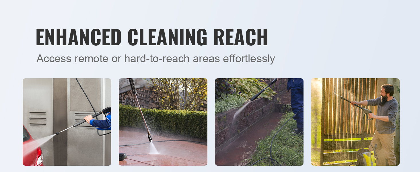 Tubo Per Idropulitrice VEVOR 15,2m - Alta Pressione 3600 PSI, Connettori In Ottone - Foto 6