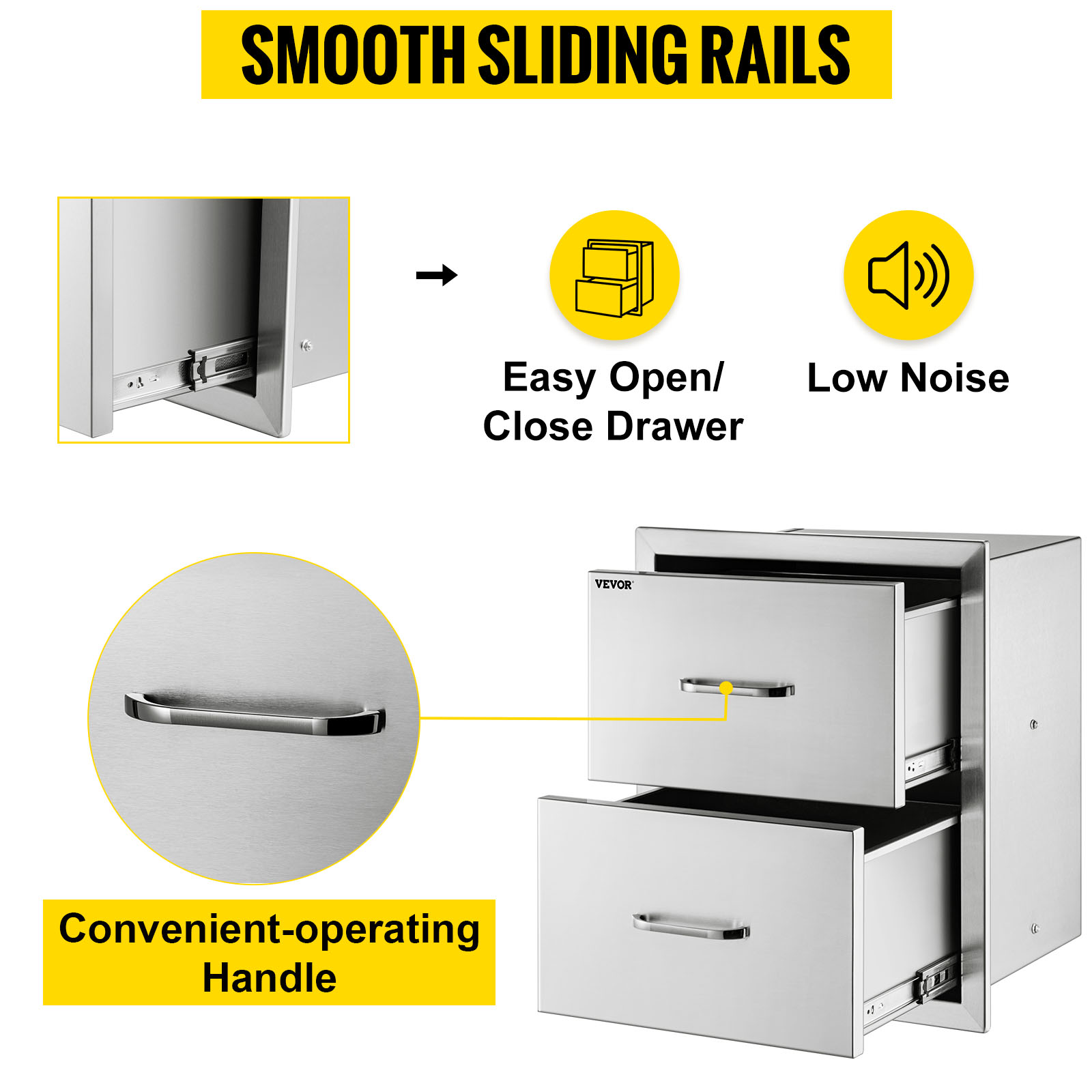 VEVOR Cassetto Con Guida Scorrimento Ripiano Doppio In Acciaio Inox Da Cucina, Cassettiera Per Isola Di Cucina BBQ Cucina Esterna Cassetto Doppio Con Guide Scorrimento In Acciaio Inox Altezza 36,7cm -Prodotti Per Barbecue AAHKMJXYDAFdJAOAIMEbOAchsNwF47gfWWMct1uaXzXJCVIqjjVJLqw cq39v7nX9Ua1UHMoHktuzRB FBswx deeXTgQFxsy3snSzp87udPZ hC94QhUimPZRx7IjvSDpJqgcMy 6HZVZRzH0oyiHZWPXwku2wXJgA4CRsHTHgJOA==
